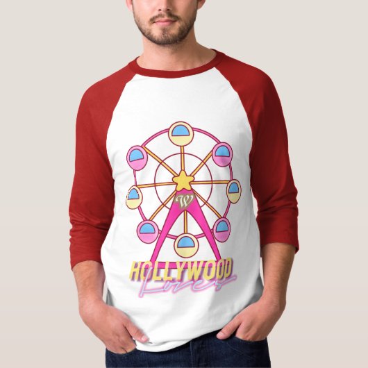 Hollywood Loves Met Sky Swing Tshirt (Voorkant)