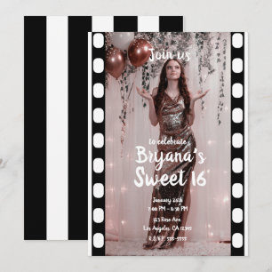 Hollywood Movie Cinema Film Photography Sweet 16  Kaart