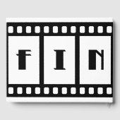 Hollywood Movie Clapboard Wedding Guest Book Gastenboek (Achterkant)