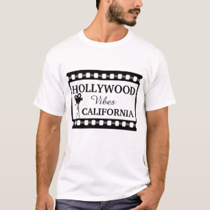 Hollywood Movie Lovers Black and White T-shirt