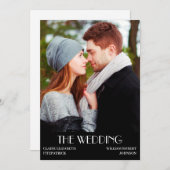 Hollywood Movie Poster Foto Weddenschap Save The Date (Voorkant / Achterkant)