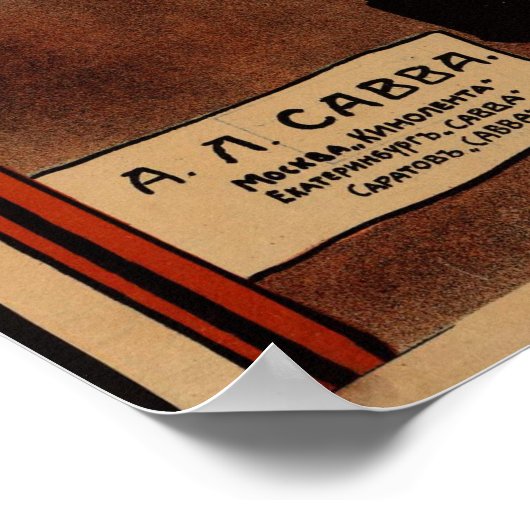  Hollywood Movie Poster Russische USSR Sovjet (Hoek)