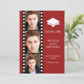 Hollywood Movie Strip Afstuderen aangekondigd Kaart (Staand voorkant)