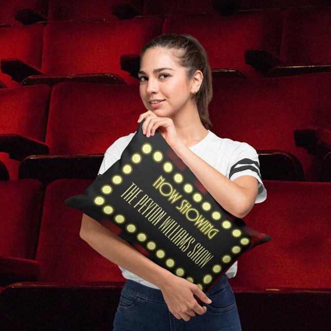 Hollywood Movie Theater gepersonaliseerd Kussen (Creator heeft geüpload)