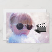 Hollywood Movie Theme Party Chalkboard Kaart (Achterkant)