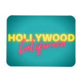 Hollywood  Neon Lights Magneet (Horizontaal)
