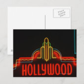 Hollywood-neonteken, Los Angeles, Californië Briefkaart (Voorkant / Achterkant)