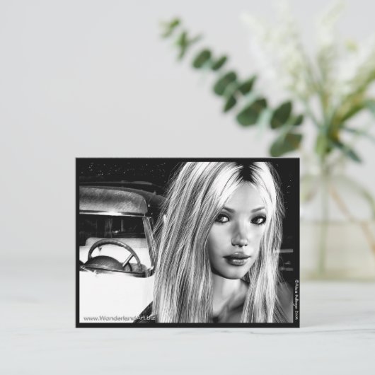 Hollywood Nights Briefkaart (Staand voorkant)