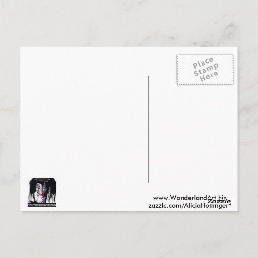 Hollywood Nights Briefkaart (Achterkant)