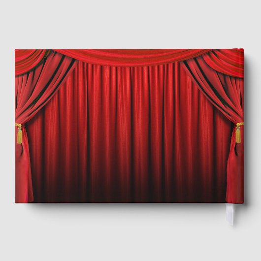 Hollywood Party Guest Book Information Spine Gastenboek (Achterkant)