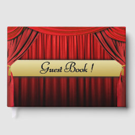 Hollywood Party Guest Book Information Spine Gastenboek