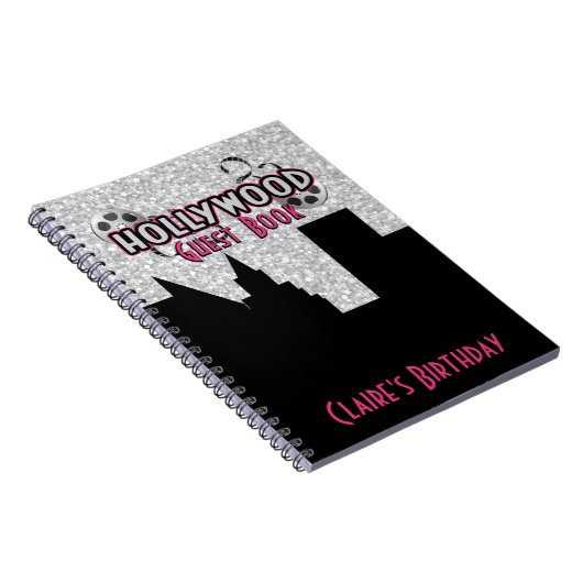 Hollywood Party Guest Book Notitieboek (Rechterzijde)