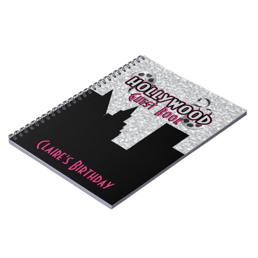 Hollywood Party Guest Book Notitieboek (Linkerzijde)