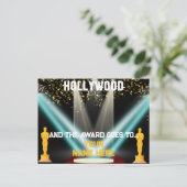 Hollywood Persoonlijk Briefkaart (Staand voorkant)