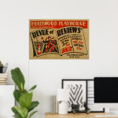  Hollywood Playhouse Music Poster (Thuiskantoor)