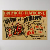 Hollywood Playhouse Music Poster (Voorkant)
