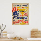 Hollywood Playhouse Vintage Poster (Keuken)