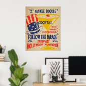 Hollywood Playhouse Vintage Poster (Thuiskantoor)