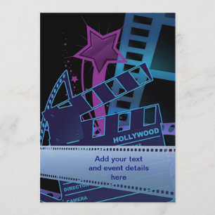 Hollywood Prom-Sjabloon Kaart