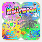 Hollywood Quadro Seasons Sticker (Voorkant)