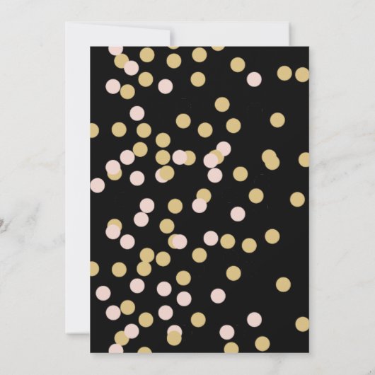 Hollywood Red Carpet Bat Mitzvah Invitation Kaart (Achterkant)