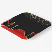 Hollywood Red Carpet Party Borden Papieren Bordje (Gebogen)