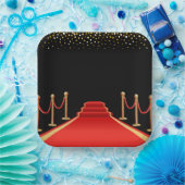 Hollywood Red Carpet Party Borden Papieren Bordje (Feest)