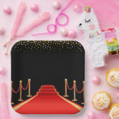 Hollywood Red Carpet Party Borden Papieren Bordje (Feest)