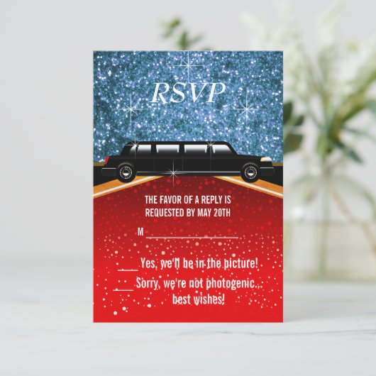 Hollywood Red Carpet RSVP (Staand voorkant)