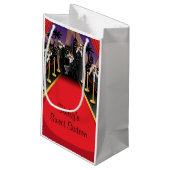 Hollywood Red Carpet Sweet 16 Favor Bag Klein Cadeauzakje (Achterkant Gekanteld)