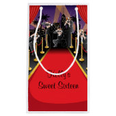 Hollywood Red Carpet Sweet 16 Favor Bag Klein Cadeauzakje (Voorkant)