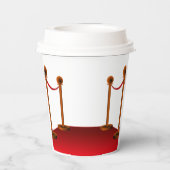 Hollywood Red Carpet Sweet 16 Personalized Papieren Bekers (Achterkant)