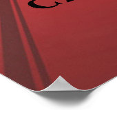 Hollywood Red Carpet Sweet 16 WelkomstPoster Poster (Hoek)