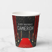 Hollywood Red Carpet VIP Party Papieren Bekers (Voorkant)