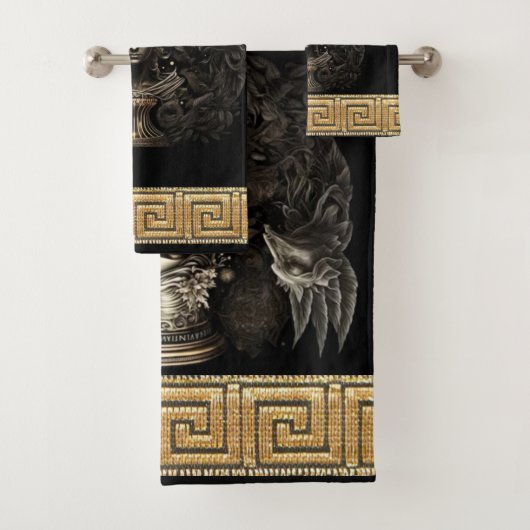 Hollywood Regency Griekse Godin Artemi Bad Handdoek (Insitu)