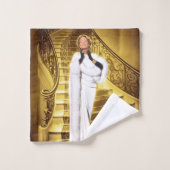 Hollywood Regency Silent Movie Diva Bad Handdoek (Wasdoekje)