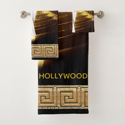 Hollywood Regency Silent Movie Diva Bad Handdoek (Insitu)