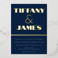 Hollywood  represormarine Wedding Gold Foil