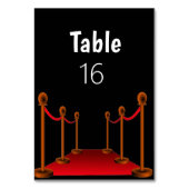 Hollywood rode loper Elegant Sweet 16 Kaart (Voorkant)