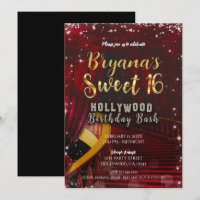 Hollywood Rode Loper Trappen SWEET 16 16e Feestje