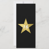 Hollywood Rode Loper VIP Feest Ticket Uitnodiging (Achterkant)