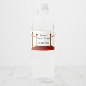 Hollywood rode tapijt zoet 16 water fles etiketten (Voorkant)