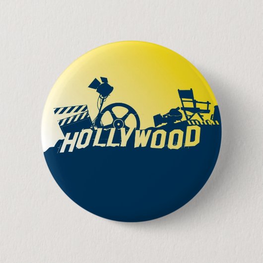 Hollywood Ronde Button 5,7 Cm (Voorkant)