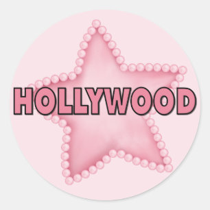Hollywood Ronde Sticker