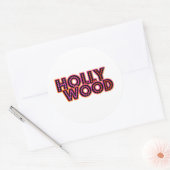 Hollywood Ronde Sticker (Envelop)