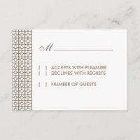 Hollywood RSVP-kaart