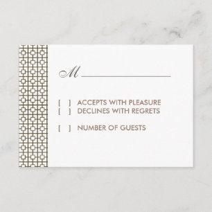 Hollywood RSVP-kaart RSVP Kaartje