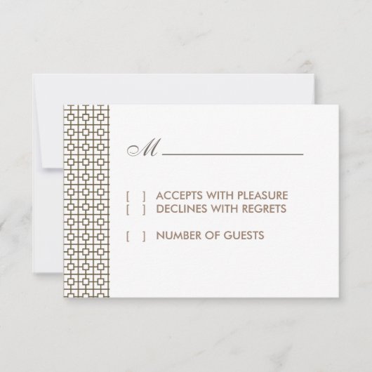  Hollywood RSVP-kaart RSVP Kaartje (Voorkant)