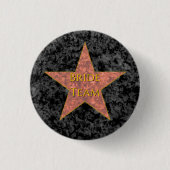 Hollywood Star Gepersonaliseerde pin Ronde Button 3,2 Cm (Voorkant)