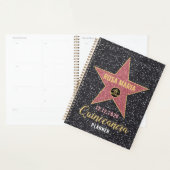 Hollywood Star Glitter Quinceañera Planner (Display)